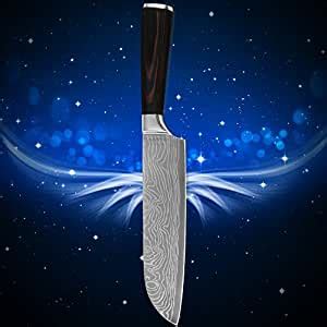 Buy Atoz prime 100% 7" Japanese cook's knife high grade kitchen knives ...