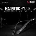Ubon CL-35 Wireless Neckband | Extra Detachable Battery Magnetic ON/OFF ...