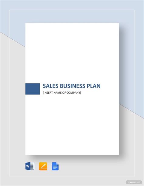 Sales Rep Business Plan Template 的图像结果