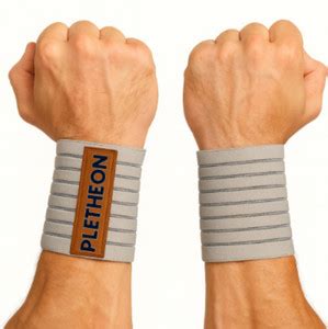 PLETHEON Wrist Wraps with Thumb Loop for Gym | Compression Support for ...