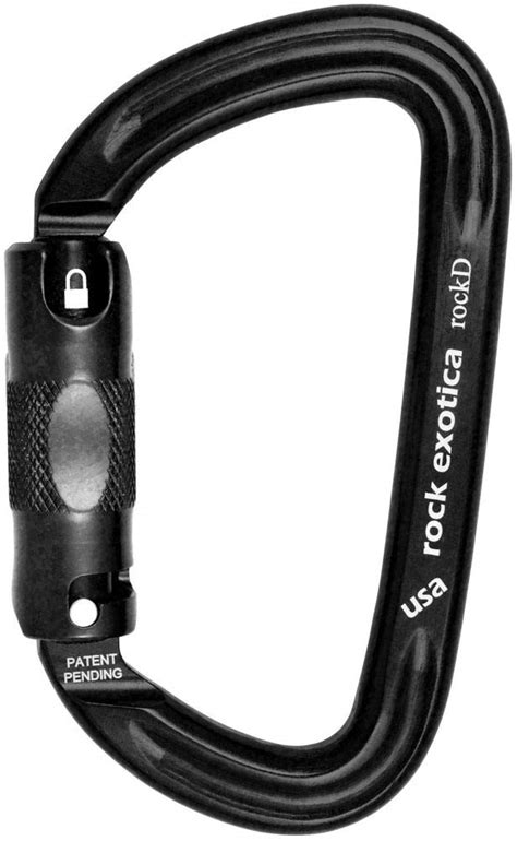 Rock Exotica Rockd Locking Carbiner Auto Lock Black | Desertcart INDIA