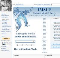 Imslp.org - Is IMSLP Petrucci Music Library Down Right Now?