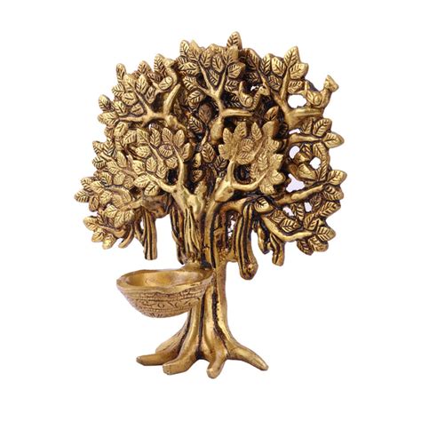 Giri - Brass Kalpavriksha Tree | Brass Deepam | Karpaga Virutcham Tree