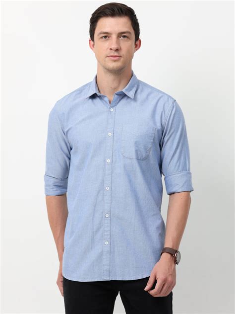 Premium Office Wear - Slim Fit, 100% Cotton Oxford, Spread Collar ...