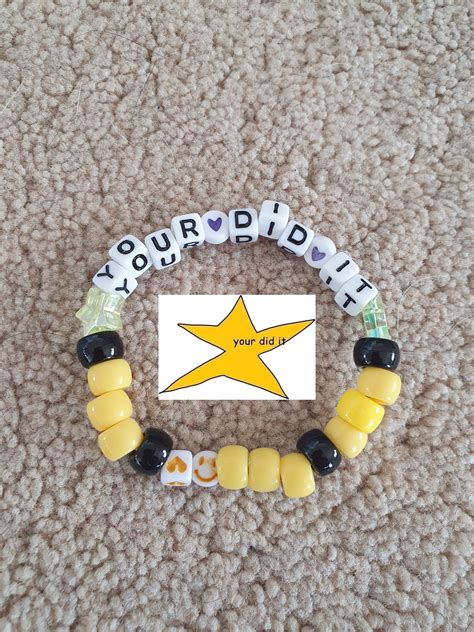 your did it kandi single :3 | Kandi bracelets, Kandi, Kandi patterns