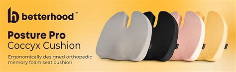 betterhood PosturePro Coccyx Seat Cushion for Tailbone Pain Relief ...