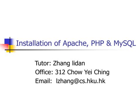 Apache MySQL PHP Installation 的图像结果