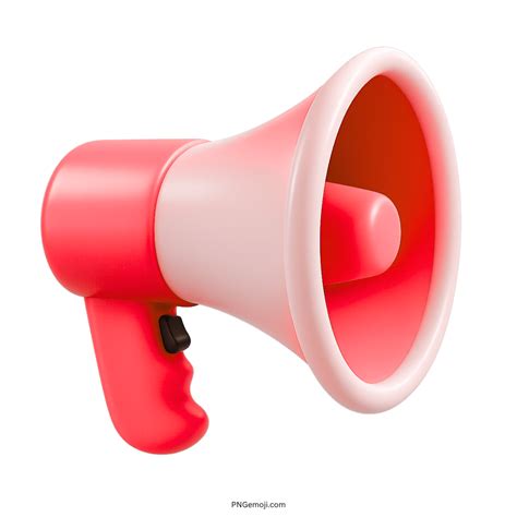 Loudspeaker Emoji Multicolor 3D PNG, ClipArt Collection » Download PNG Emoji