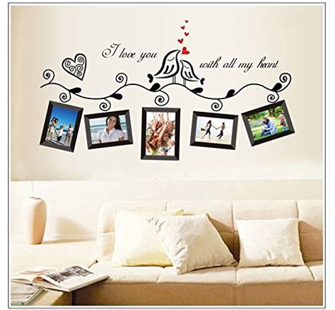 JAAMSO ROYALS Photo Frame Design Decorative Vinyl Self Adhesive Peel ...