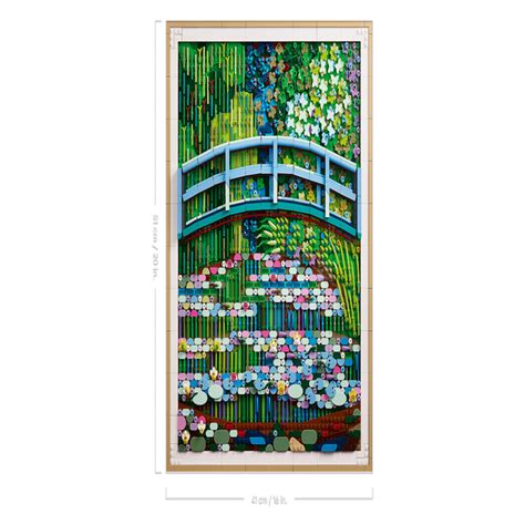 Lego 31220 Art Claude Monet – Bridge Over A Pond Of Water Lilies (3179 ...