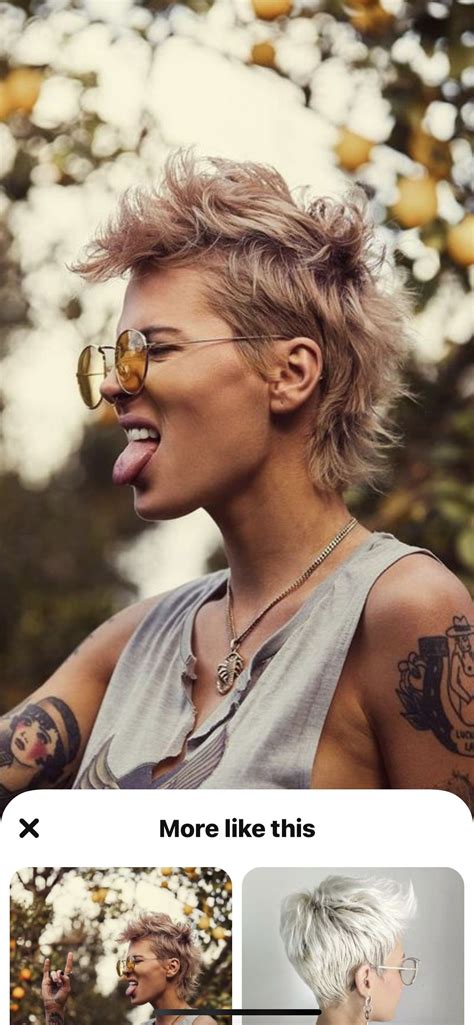 Pin on hair styles | Short punk hair, Punk hair, Short hair undercut