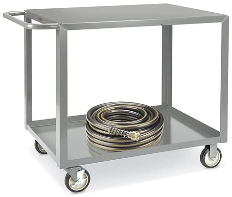 Welded Steel Carts with Flat Shelf in Stock - ULINE