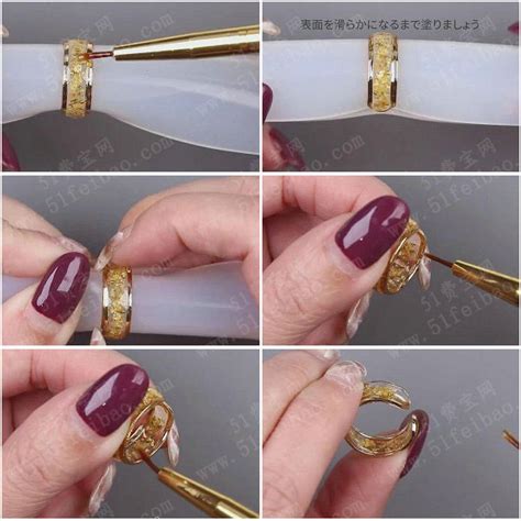 如何DIY串珠戒指方法图解|自制串珠戒指作品图片大全╭★肉丁网