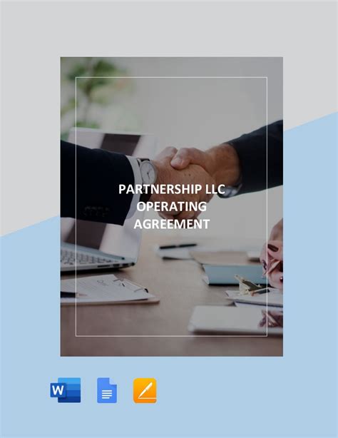 Limited Partnership Operating Agreement 的图像结果