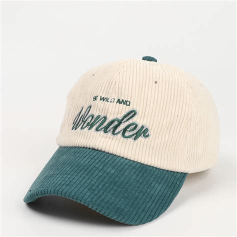 Green Baseball Cap Classic Corduroy Vintage Hat Casual Prep Golf ...