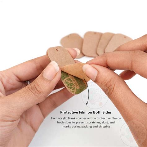 Rounded Rectangle Keychain Blanks (With Chain & Rings) – CRAFTERS CORNER