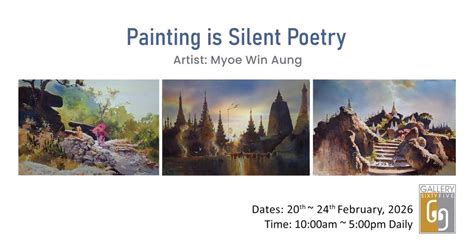 “Painting is Silent Poetry” - 20th to 24th February, 2026, Gallery 65 ...