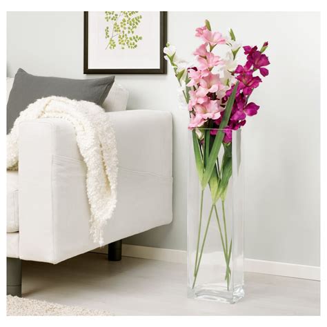 SMYCKA artificial flower, Gladiolus/white, 100 cm (39 ¼") - IKEA