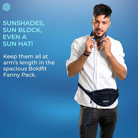 Waist Bag with 3 Pouch- Fanny Pack Black – Bling Brands