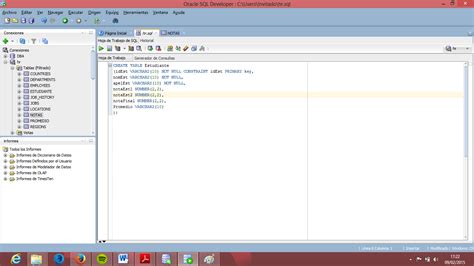 Image result for Crear Tabla En Oracle SQL Developer