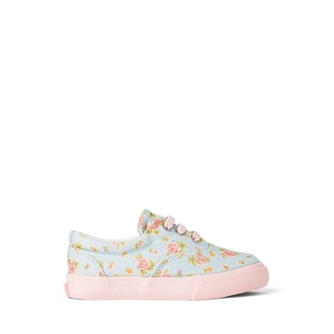 Bryn Floral Canvas Trainer for Girls | Ralph Lauren® IN