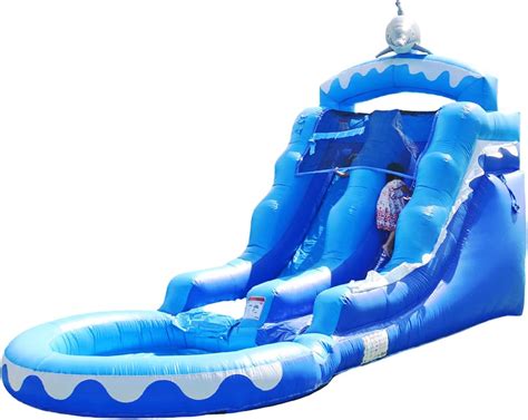 Amazon.com: 26.3FT Commercial Grade Inflatable Water Silde for Kids ...