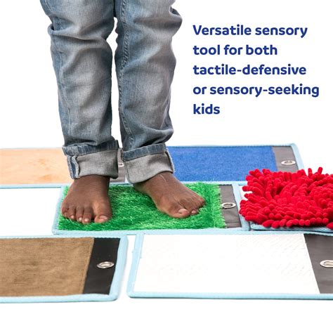 Fun and Function Sensory Mini Mats - Set of 6 Sensory Mats for Sensory ...