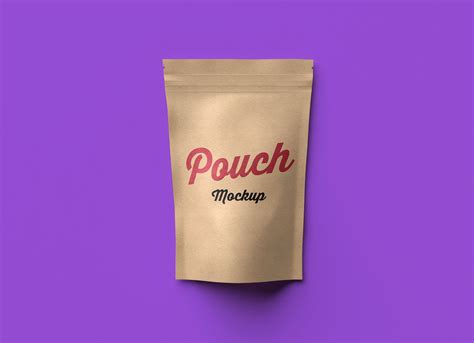 Free Kraft Paper Stand-up Pouch Packaging Mockup PSD - Good Mockups