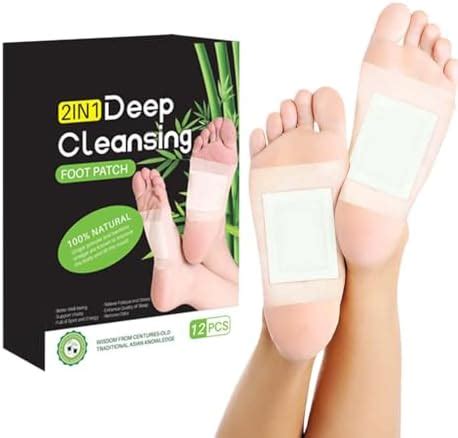 Homeaura 2 in 1 Detox Foot patch for detoxification Made with Natural ...