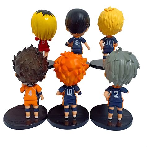 Anjinguang Anime Haikyuu Figure set 10CM Q Version Nendoroid Kageyama ...