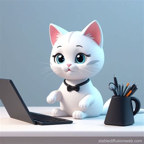 Cat Using Computer 的图像结果