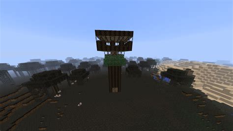 Watchtower with Tree Minecraft 的图像结果