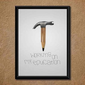 Handmade Meaningful Wall Poster Laminated (With PVC Frame) Paper Print ...