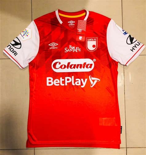 Independiente Santa Fe Home Camiseta de Fútbol 2020 - 2021. Sponsored ...