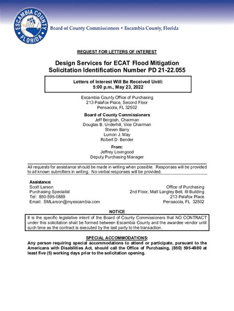 Fillable Online submittals.myescambia.comprojectsPD 21-22Design ...
