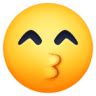 😙 Kissing face with smiling eyes emoji copy paste png download