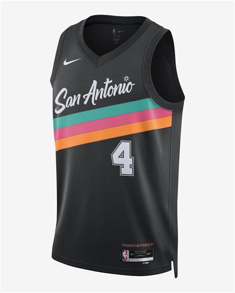 De'Aaron Fox San Antonio Spurs City Edition Men's Nike NBA Swingman ...