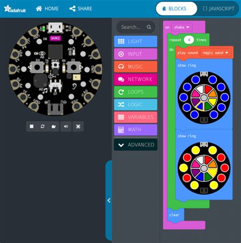 MakeCode Projects 的图像结果