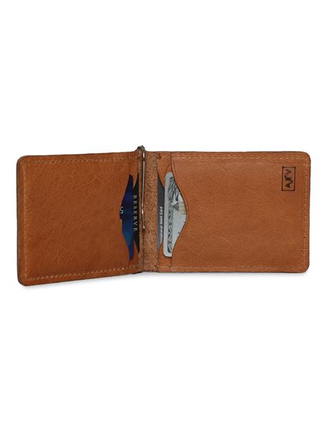 Timeless Appeal: Tan Leather Wallet with Sutle Plane Texture By Art N