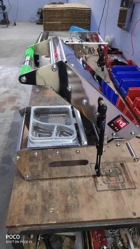 Tray Sealing Machine - Rectangle Tray Sealing 2cp Machine Manufacturer ...