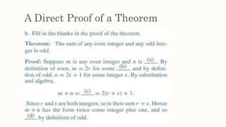 Image result for Direct Method of Proof Example