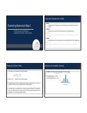 Image result for Examining Numerical Data
