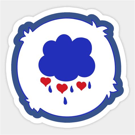 Grumpy Tummy Sticker | Care Bears
