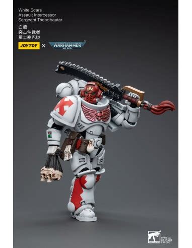 PiXELATOY - White Scars Assault Intercessor Sergeant Tsendbaatar 1/18 ...