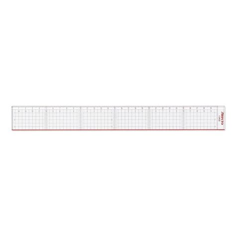 Aristo | Cutting Ruler Pexiglass | Red Cutting Edge | 30cm ...