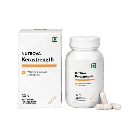 Buy NUTROVA Kerastrength for Men & Women (30 s) With Biotin - Prevents ...