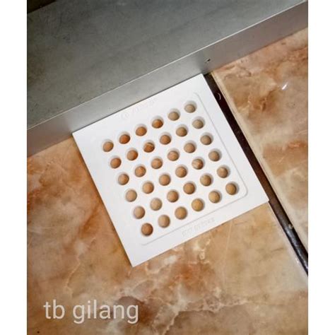 Jual Floor drain tutup saringan lubang got kamar mandi plat plastik ...