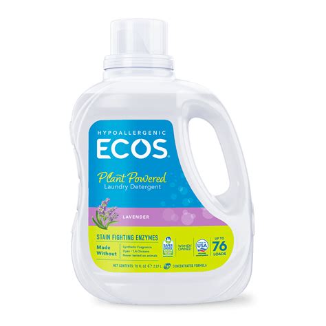 Lavender Laundry Detergent With Enzymes & Readliy Biodegradable Formula ...