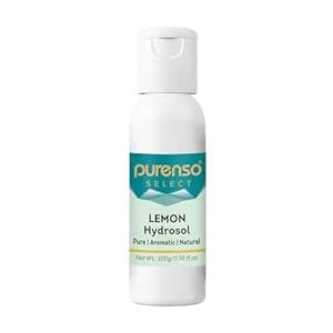 Purenso Select Lemon Hydrosol | 100% Pure Steam-Distilled | Brightening ...