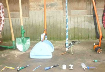Hoe cum shovel foldable water bottle apple catcher and others ...